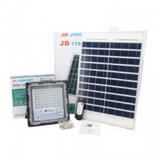 Đèn năng lượng mặt trời Jindian công suất 70W JD-770