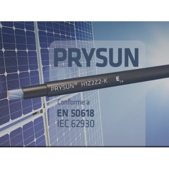 Dây cáp điện Prysmian Solar 6mm2, 1500VDC (đen) 