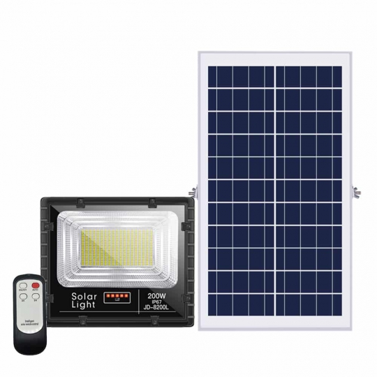 Đèn năng lượng mặt trời Jindian công suất 200W JD-8200L